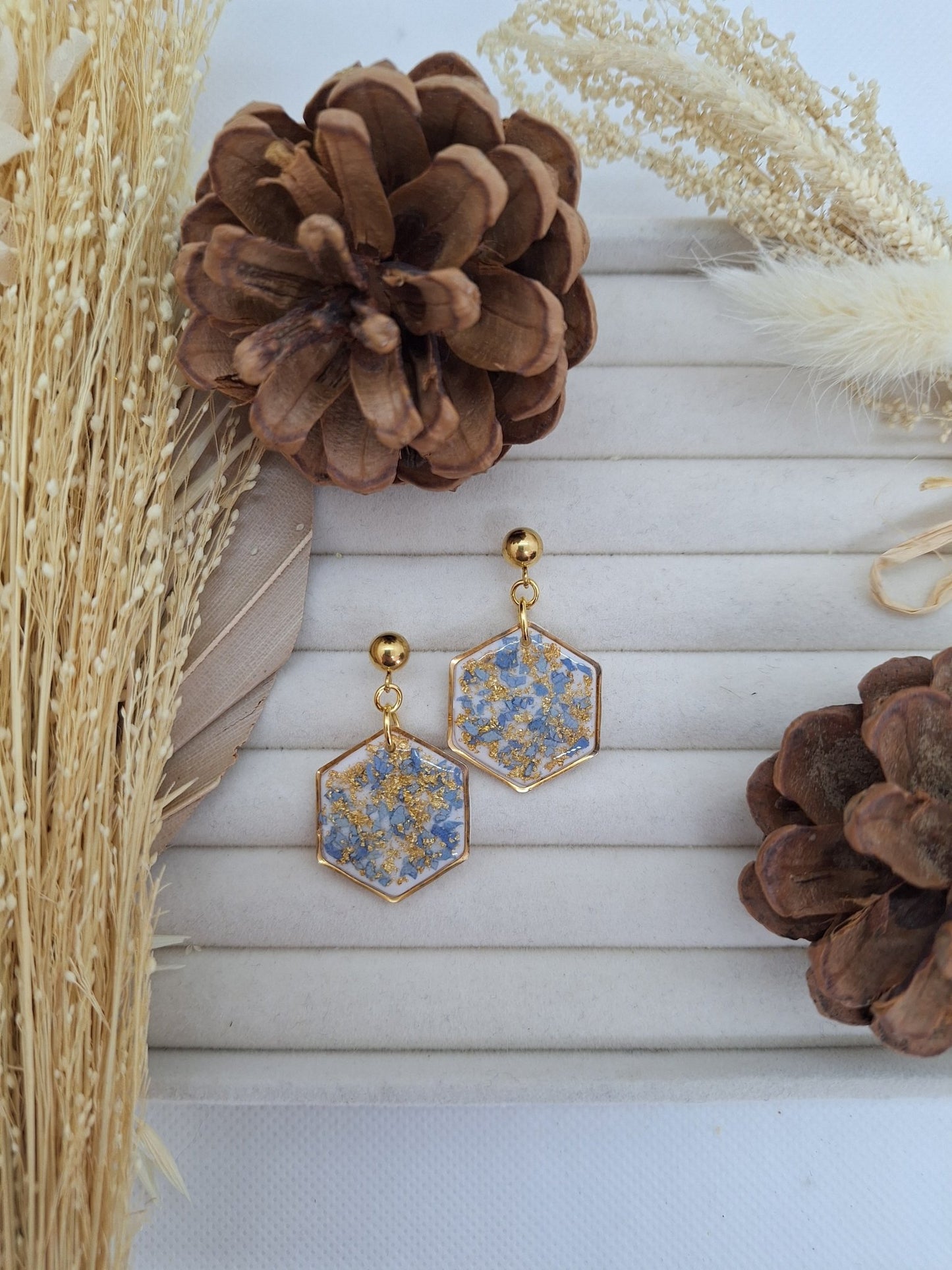 Boucle d'oreille - EMMA - Mille et Douces Créations