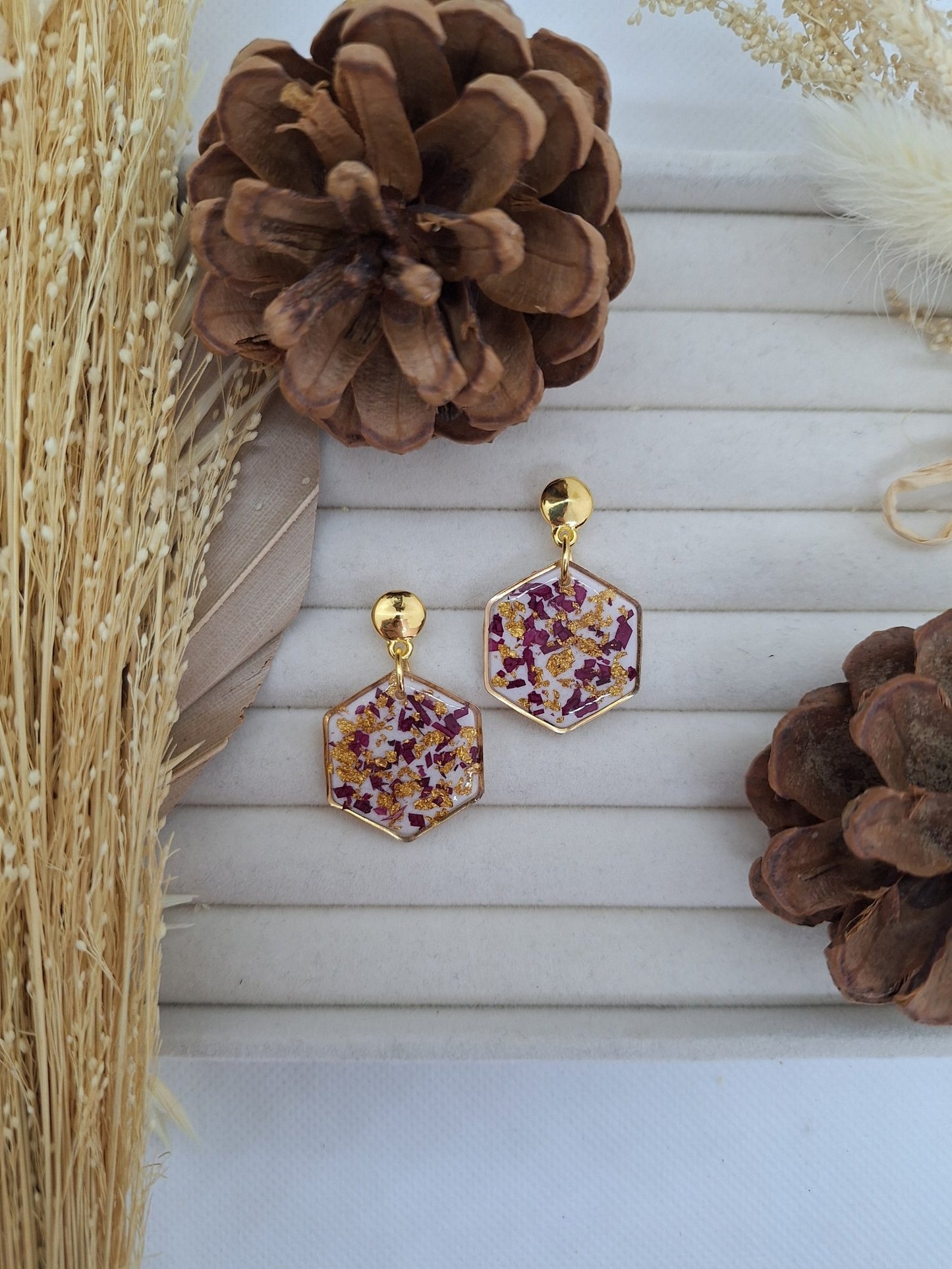 Boucle d'oreille - EMMA - Mille et Douces Créations