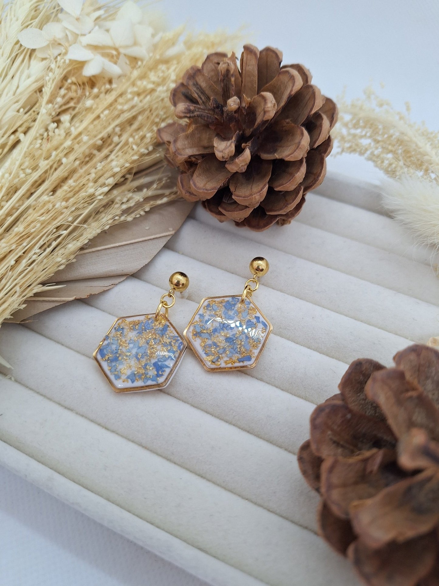 Boucle d'oreille - EMMA - Mille et Douces Créations