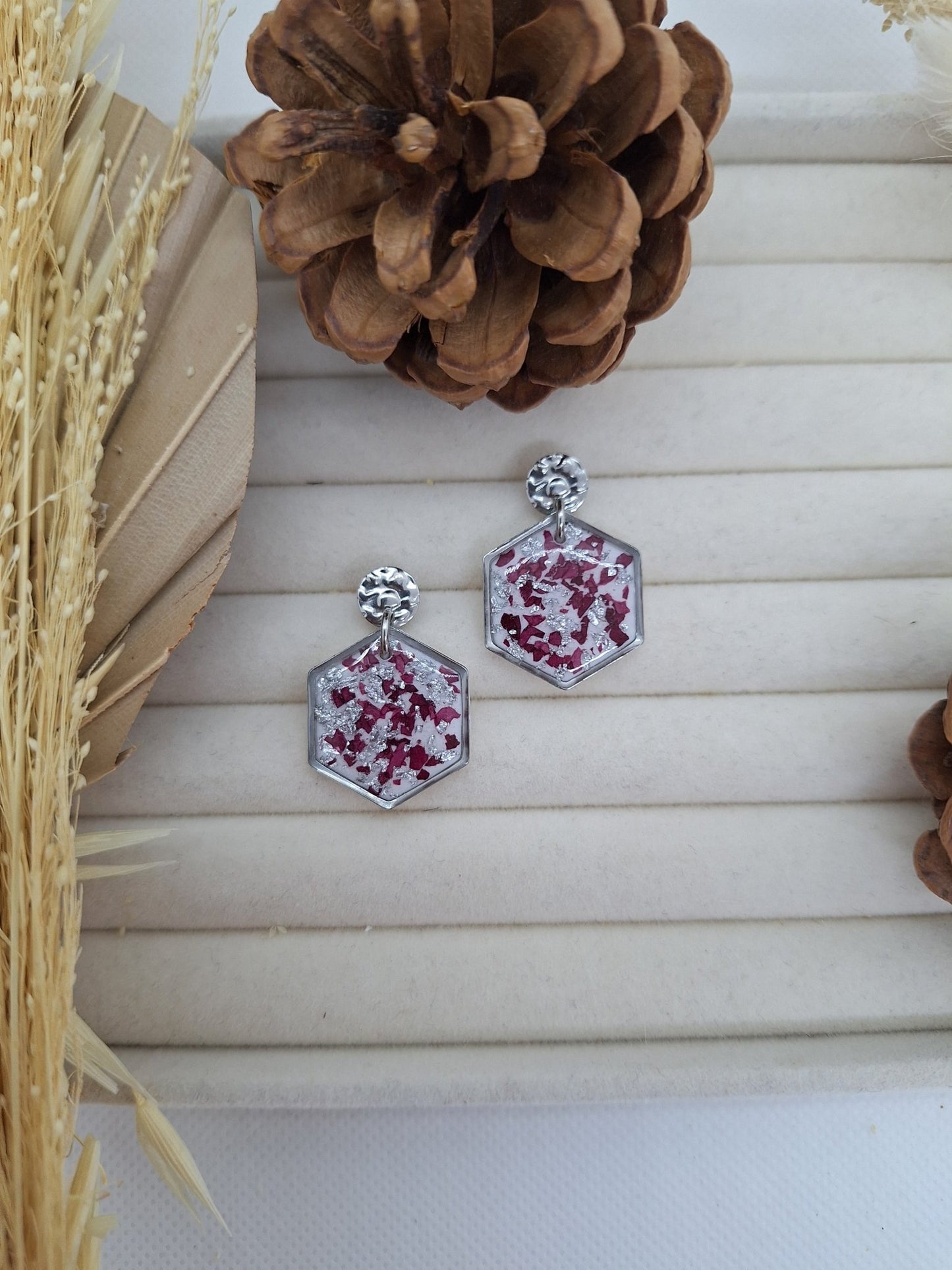 Boucle d'oreille - EMMA - Mille et Douces Créations