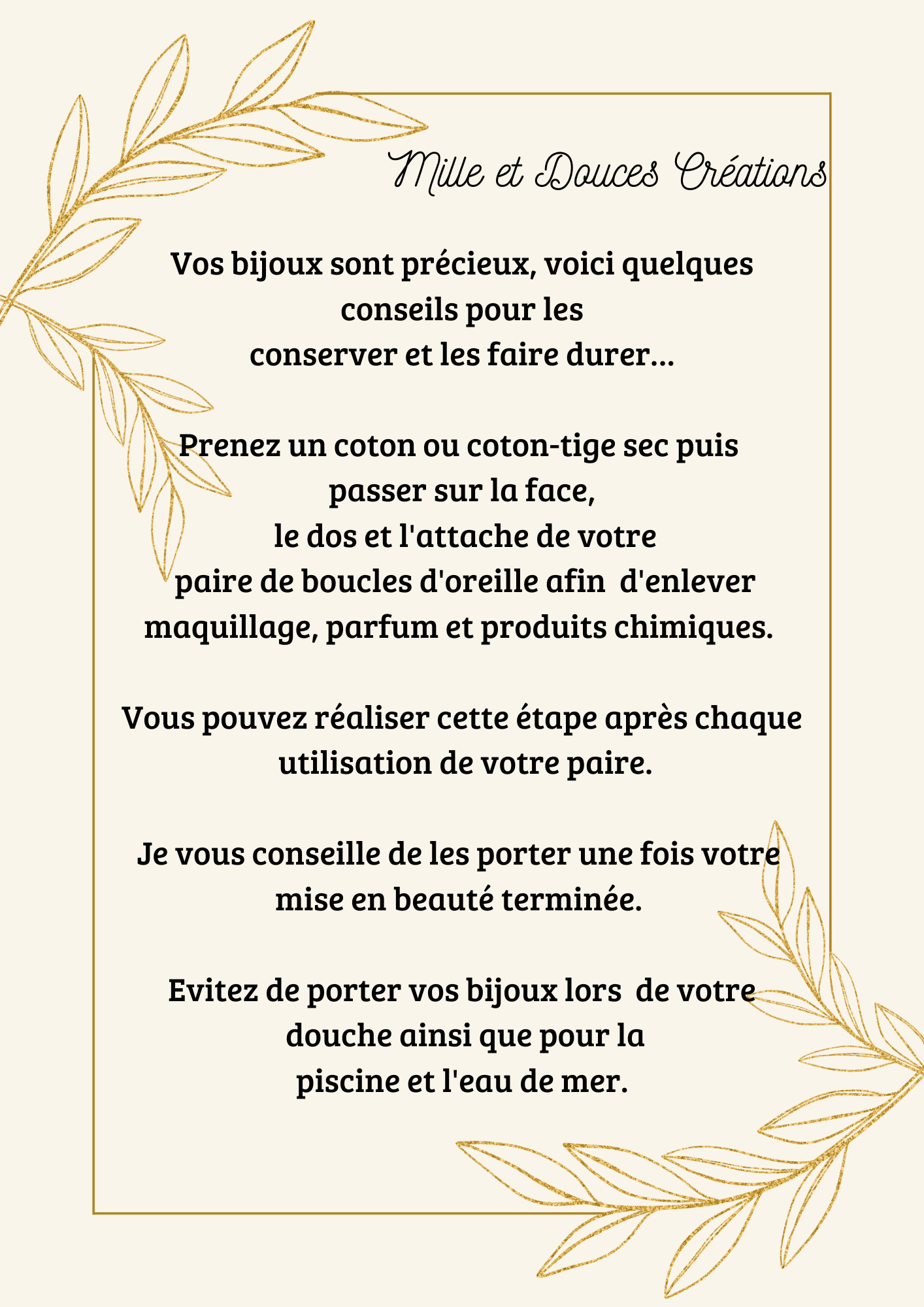Boucle d'oreille - KAKI & BRELOQUE - Mille et Douces Créations