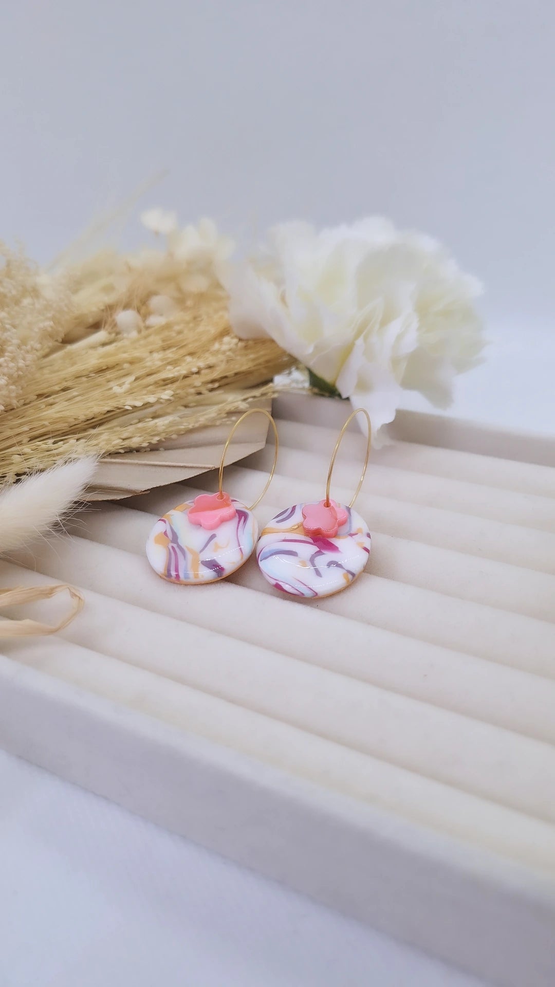 Boucle d'oreille - MULTICOLORE - Mille et Douces Créations