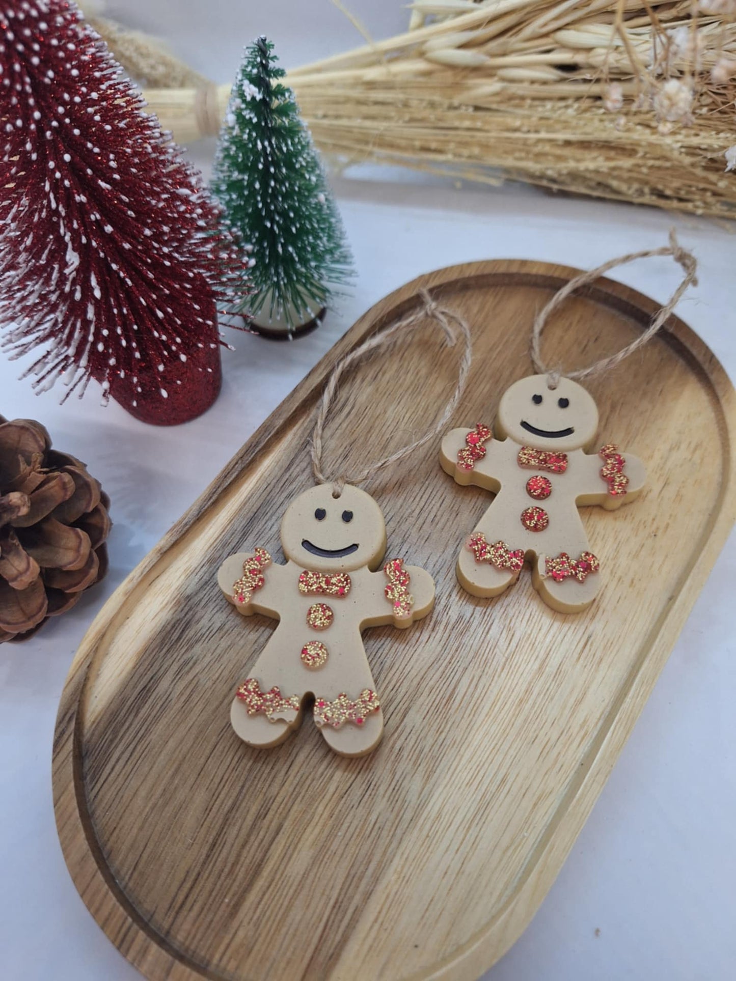 Suspension de Noël - Duo pain épice garçon