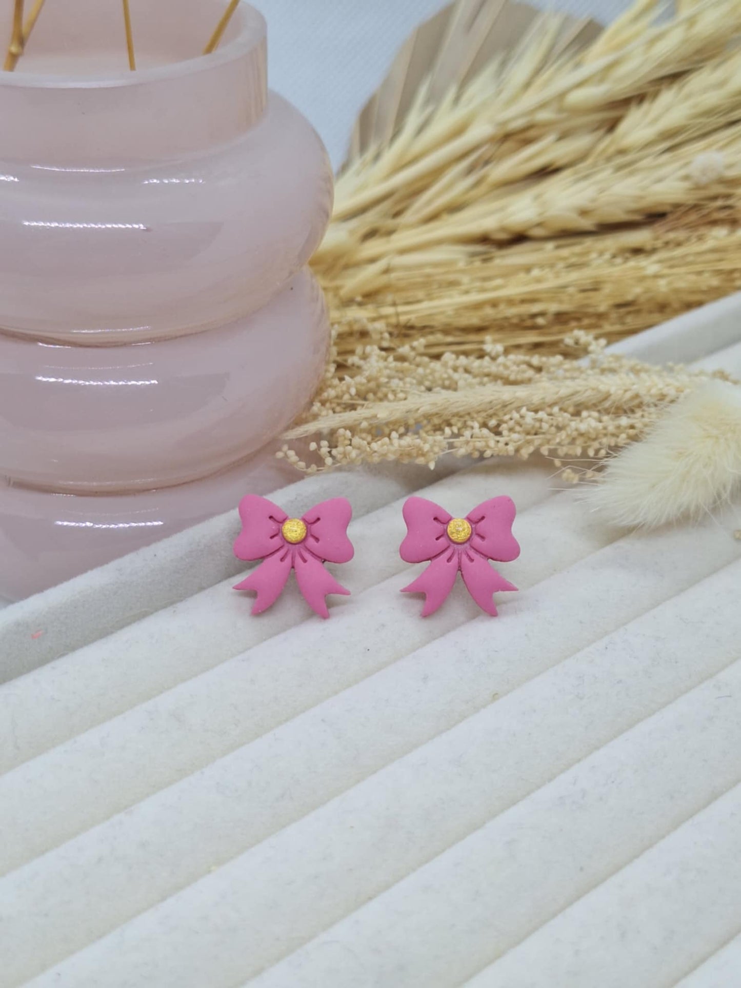 Puce - Nœud rose girly
