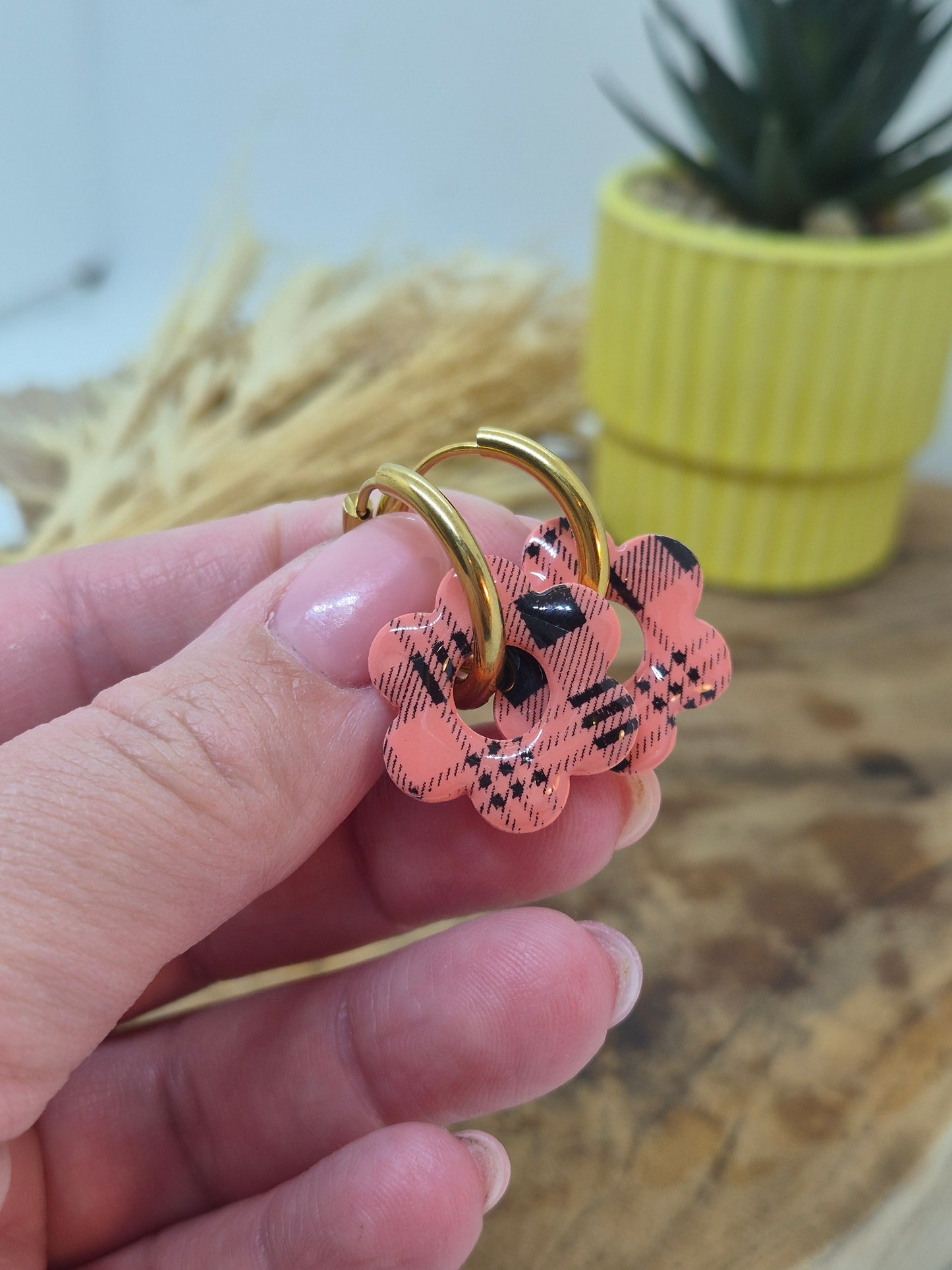 Pampille - FLORA corail - Motif