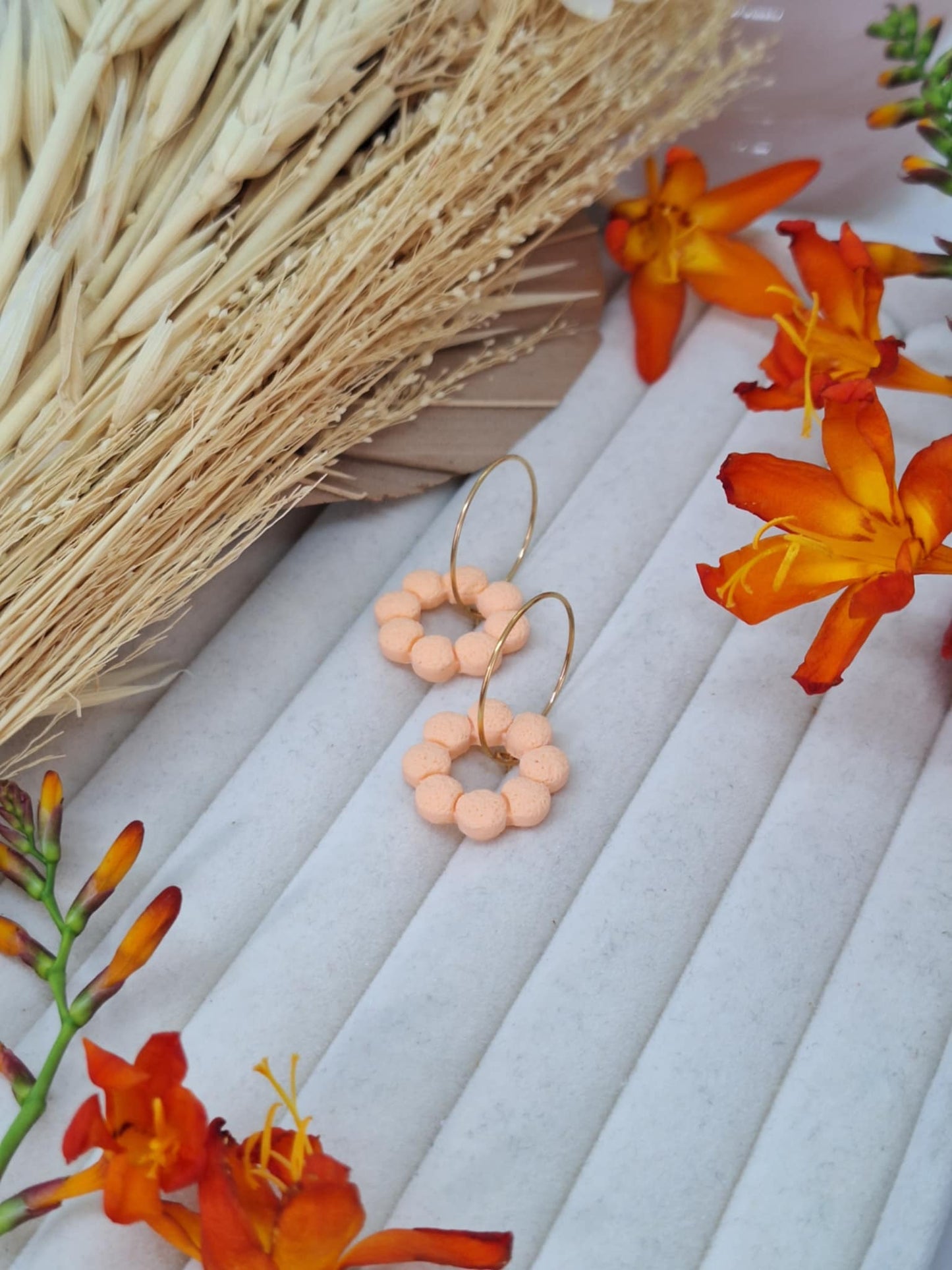 Créole interchangeable - BUBULLE - Couleur pêche