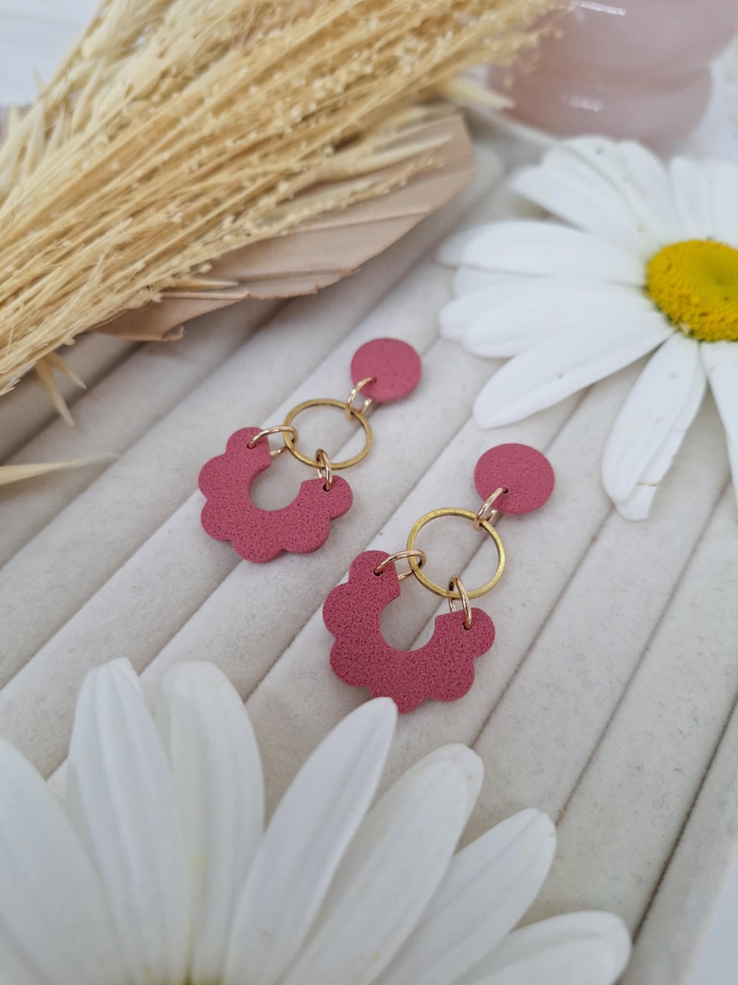 Boucle d'oreille - LAIYNA - Vieux Rose