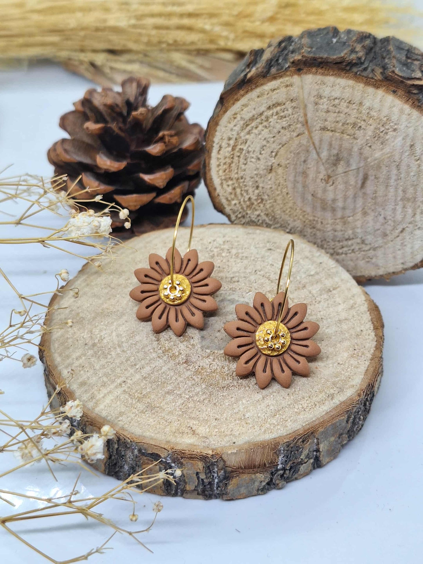 Boucle d'oreille - Capucine