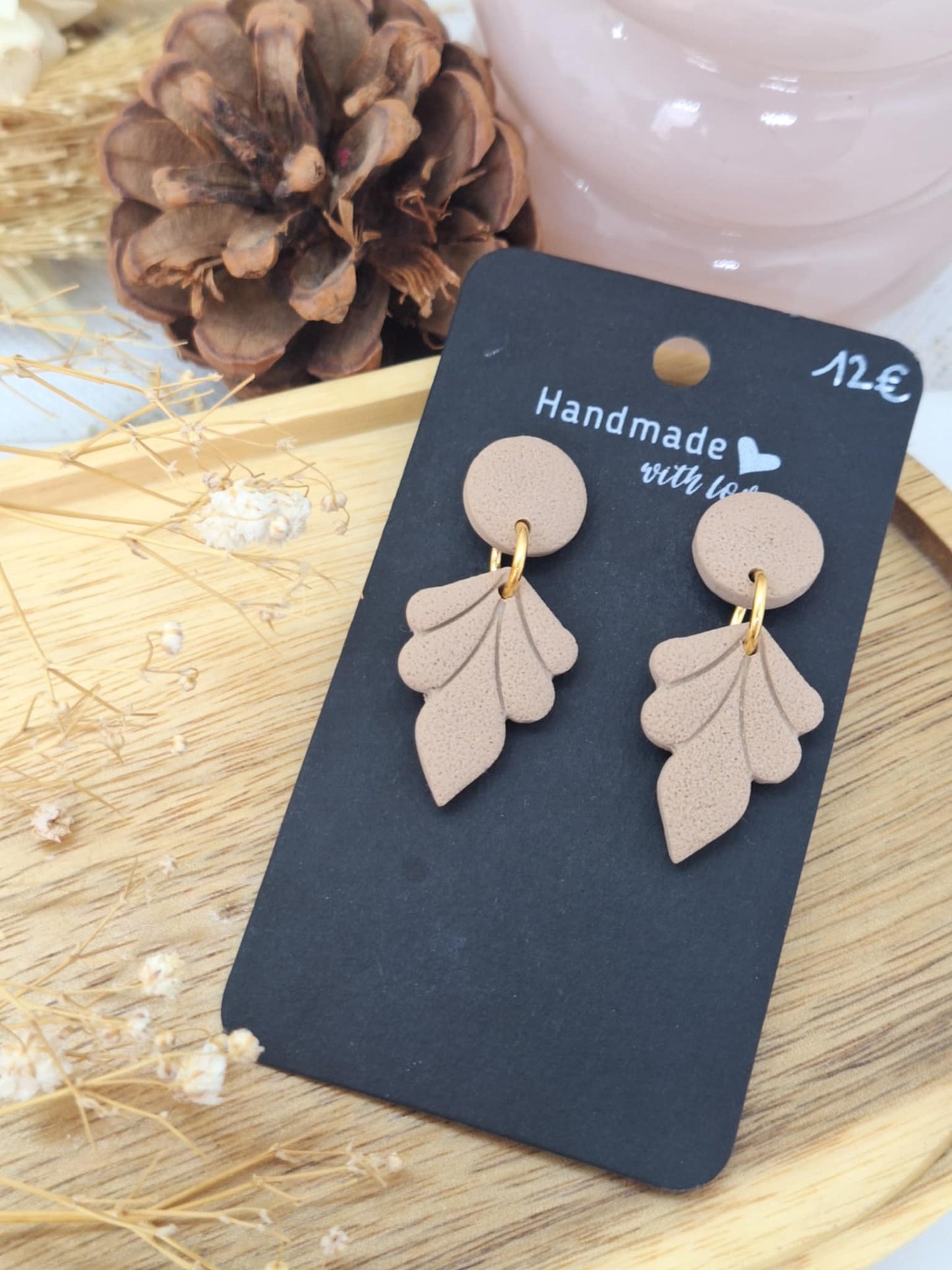 Boucle d'oreille- Taupe