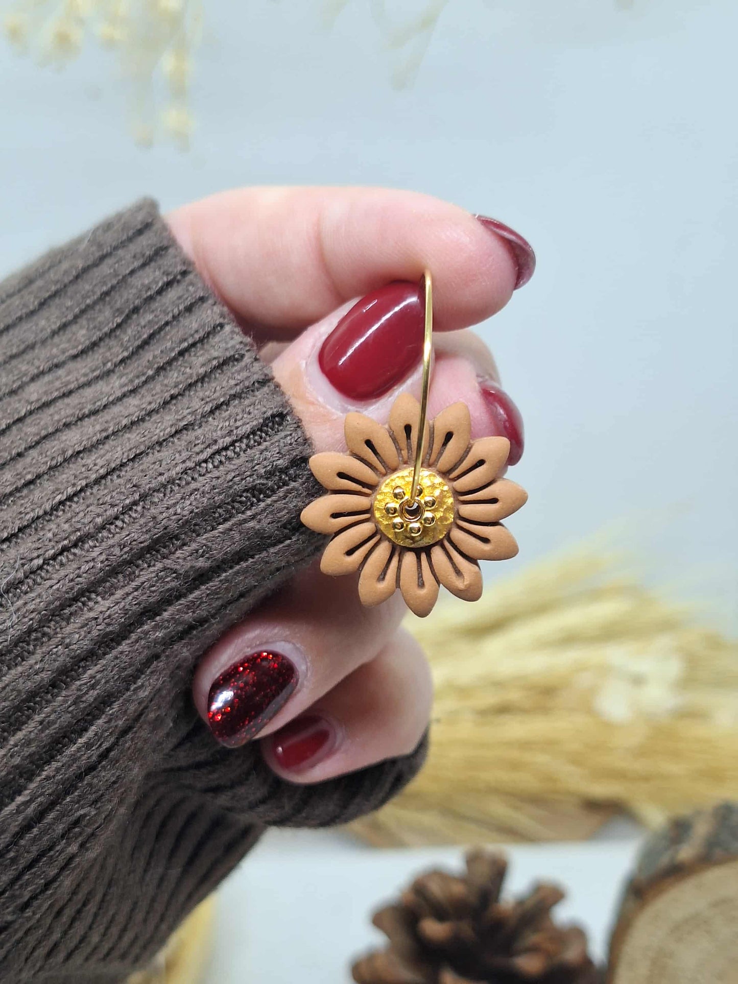 Boucle d'oreille - Capucine