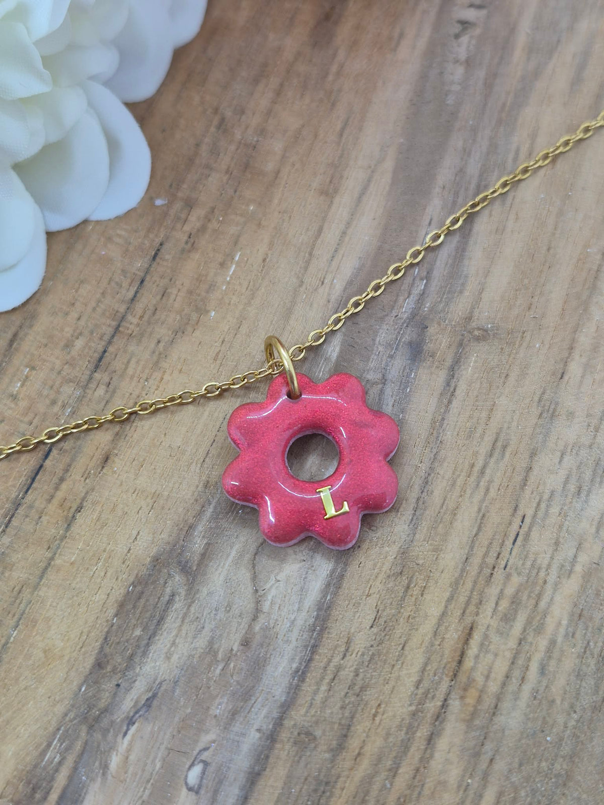 Pendentif Personnalisé Nouvelles couleurs avec la Lettre seule