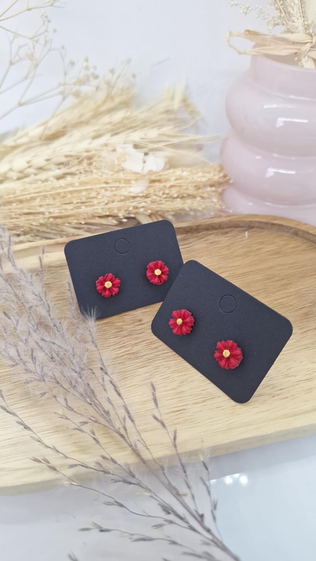 Little Puce Fleur - Rouge Carmin