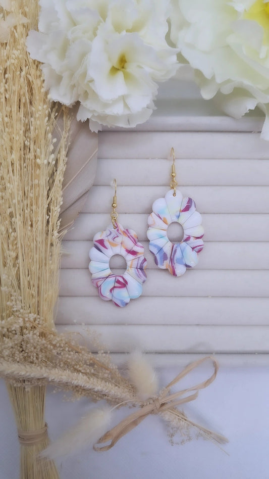 Boucle d'oreille - MULTICOLORE - Mille et Douces Créations