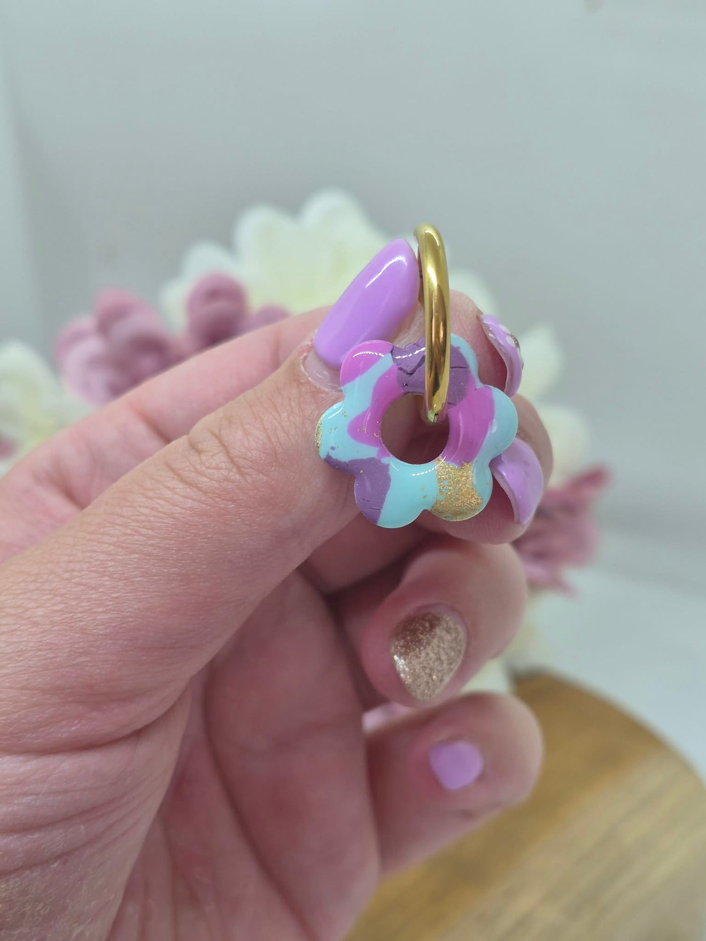 Pampille - FLORA - Bleu/Rose/Violet