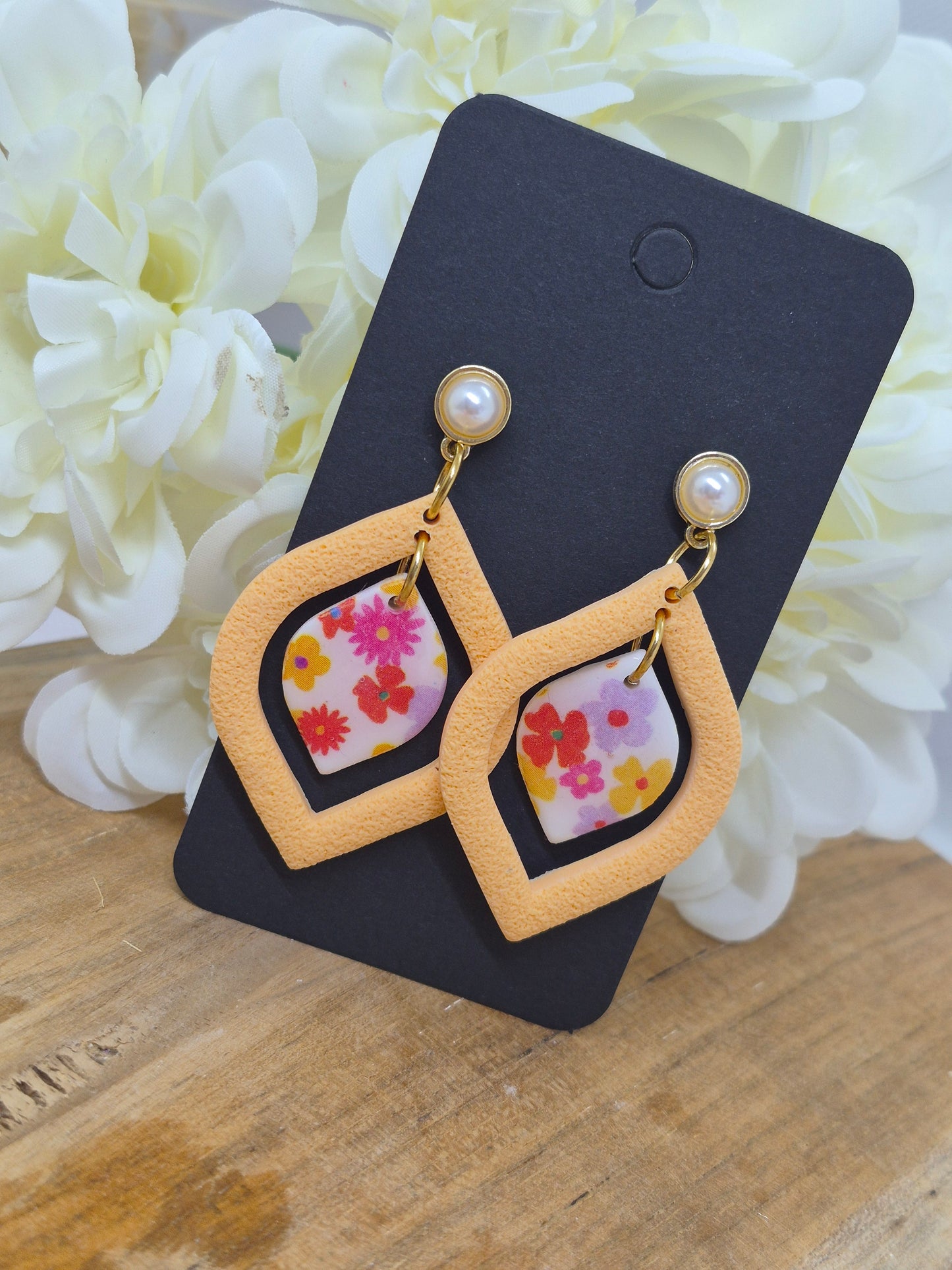Boucle d'oreille - Florale