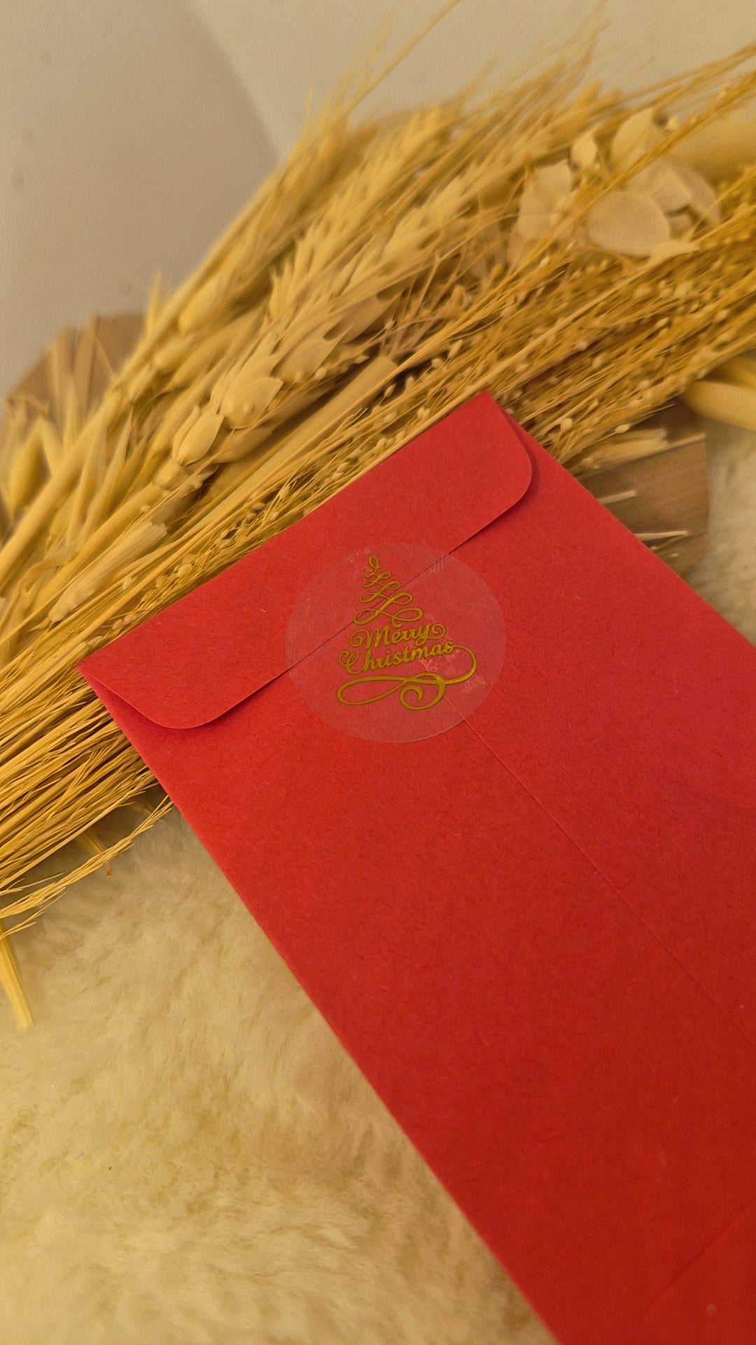 Pochette cadeau - Rouge