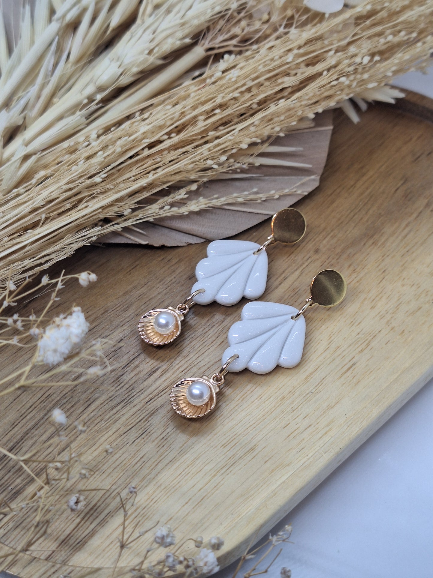 Boucle d'oreille - Coquillage