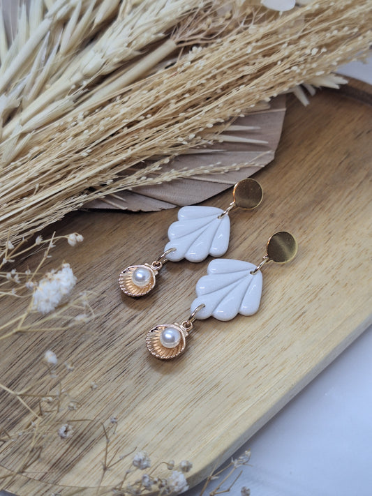 Boucle d'oreille - Coquillage