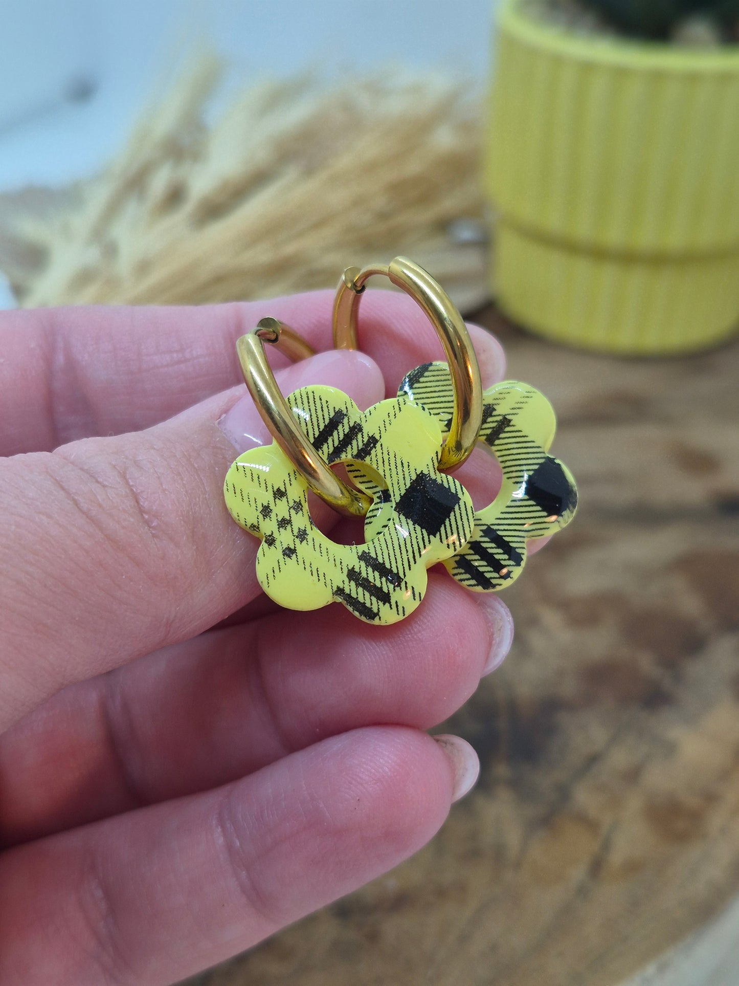 Pampille - FLORA jaune - Motif