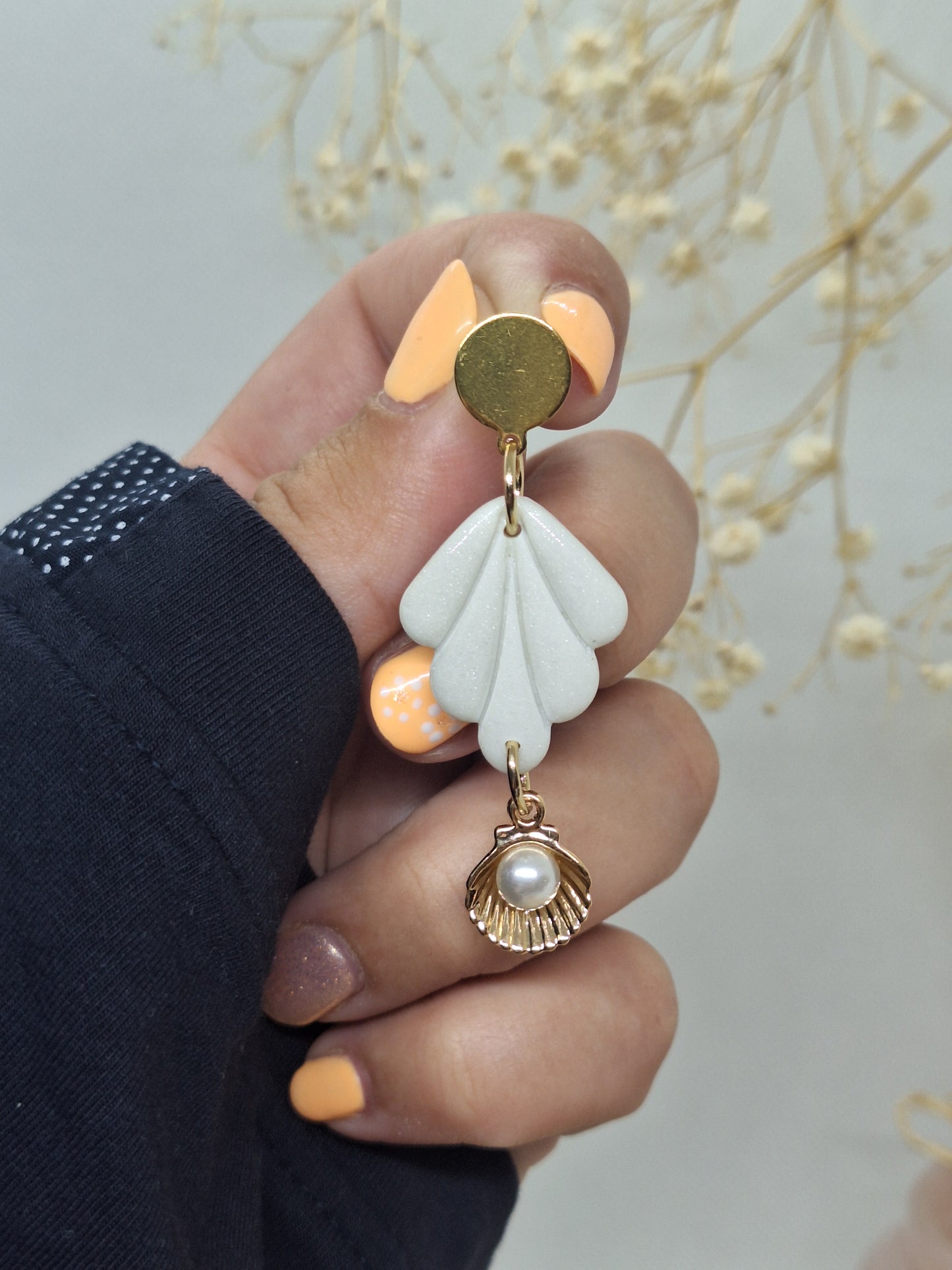 Boucle d'oreille - Coquillage