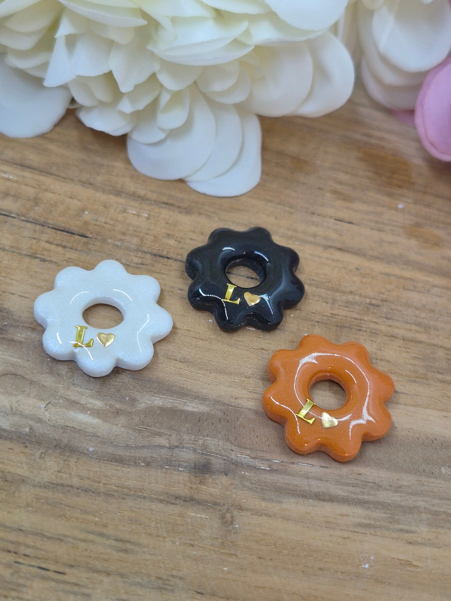 Pendentif personnalisé lettre + cœur