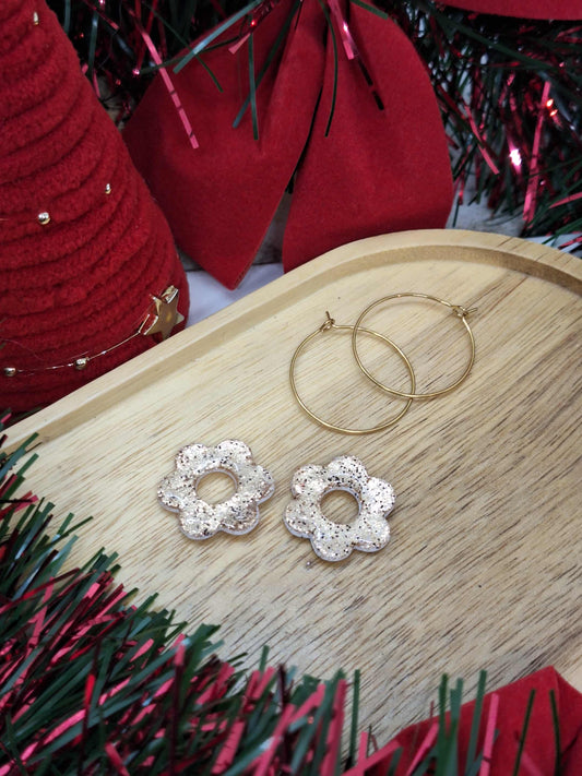 Créole interchangeable- FLORA - Dorée