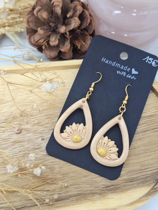 Boucle d'oreille- Fleur