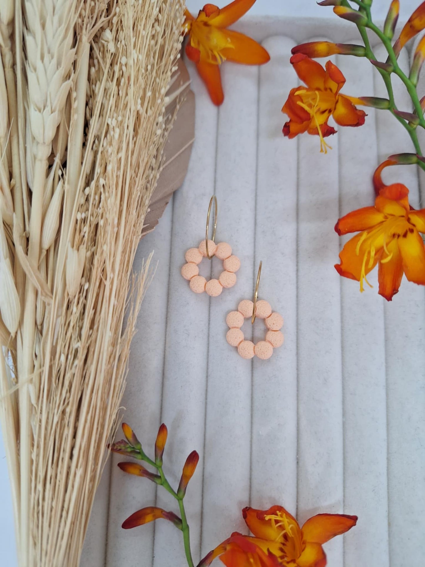 Créole interchangeable - BUBULLE - Couleur pêche