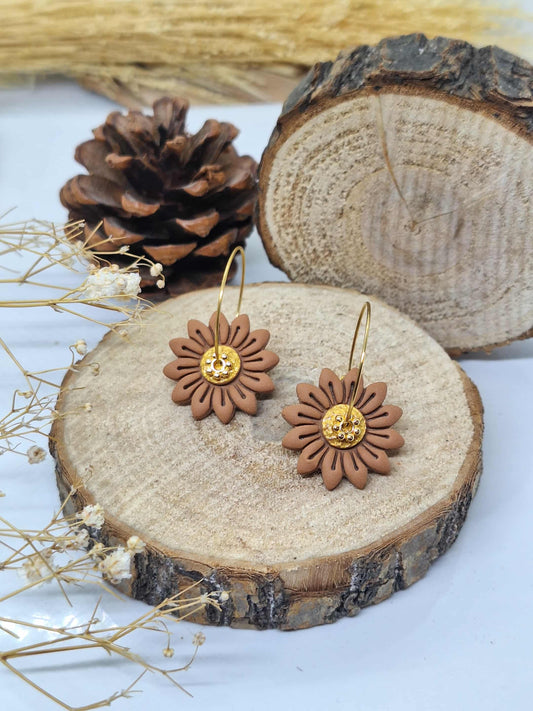 Boucle d'oreille - Capucine