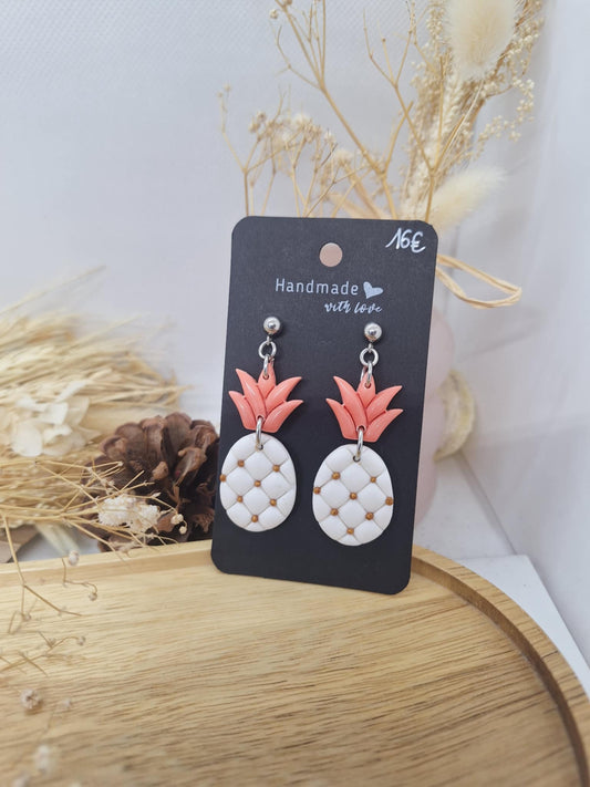Boucle d'oreille- Ananas
