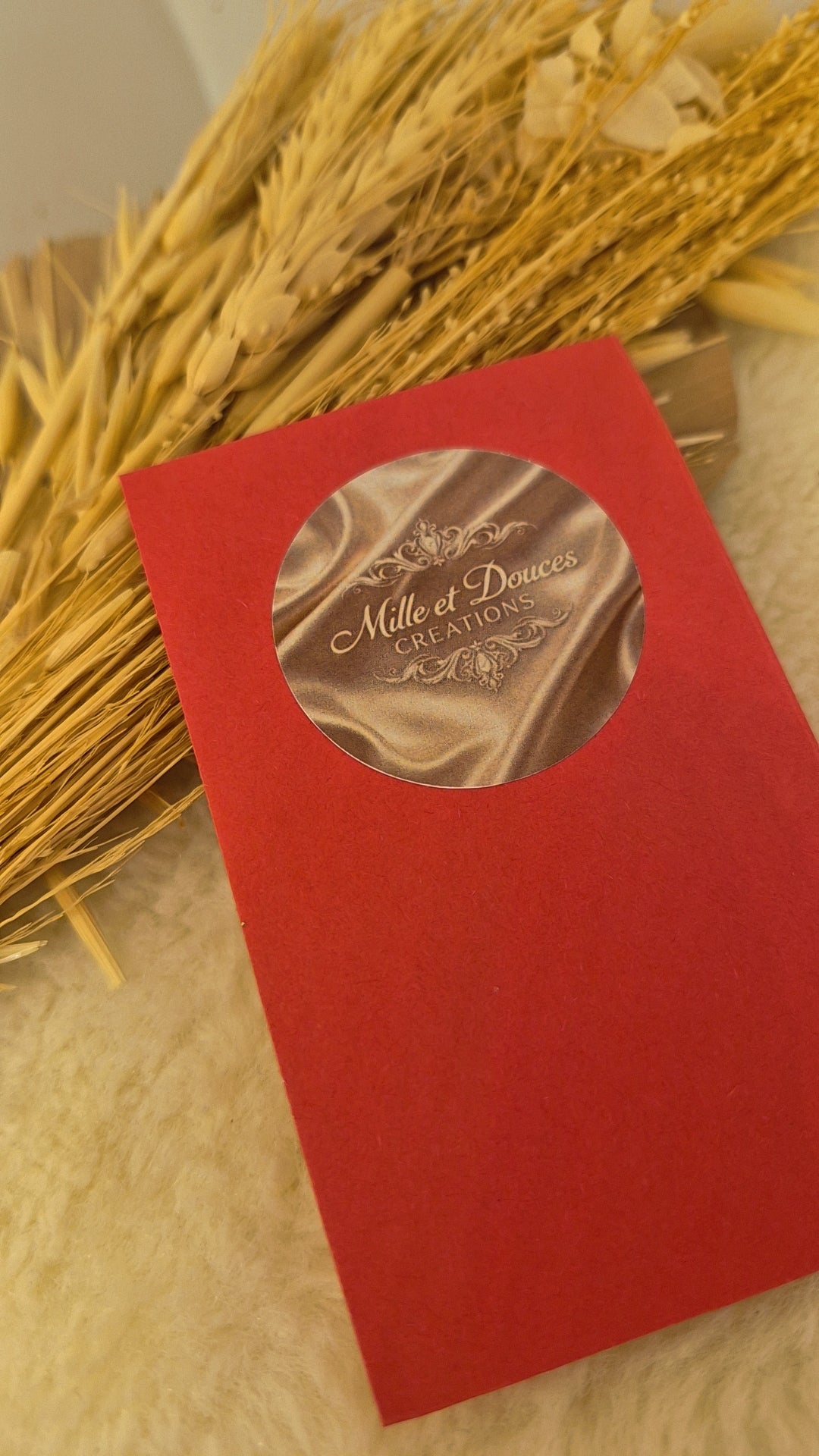 Pochette cadeau - Rouge