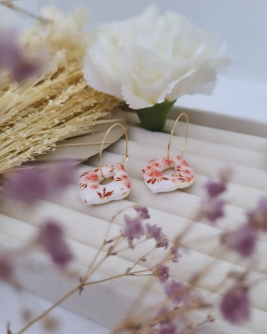 Créole - MOTIF FLEUR CORAIL