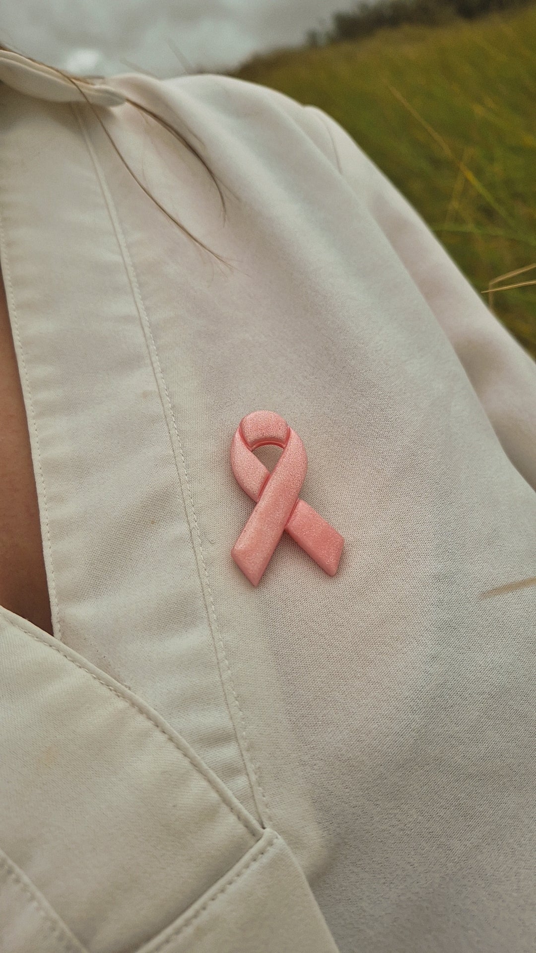 Pin's - Ruban Rose