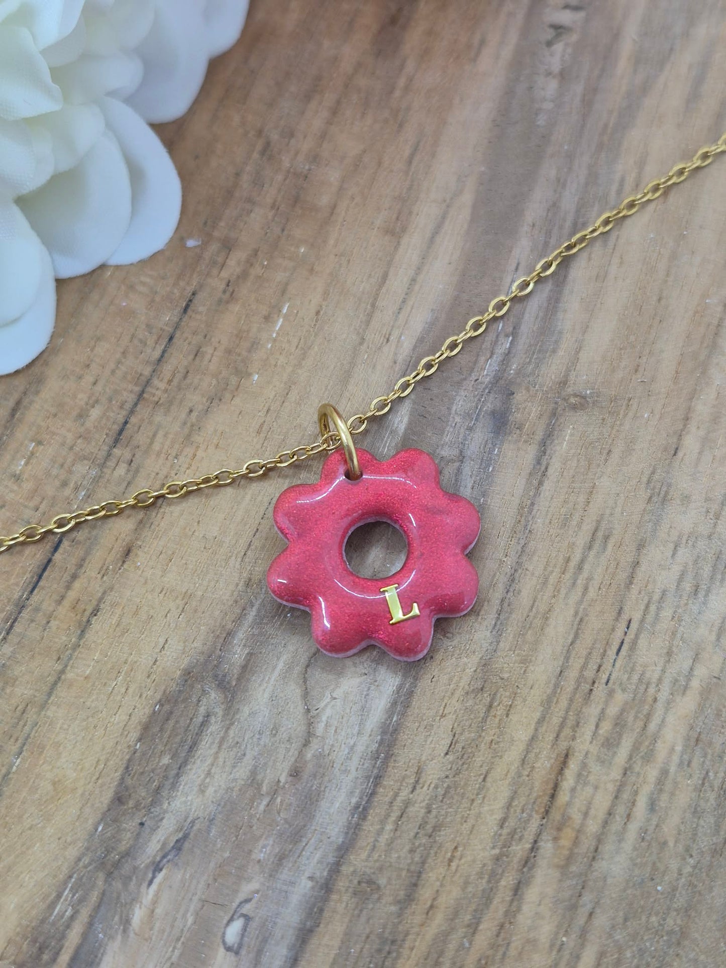 Pendentif Personnalisé Nouvelles couleurs avec la Lettre seule