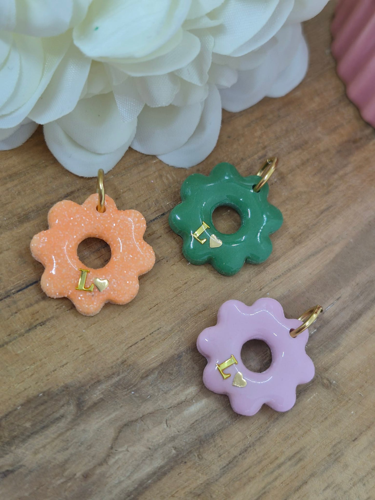 Pendentif Personnalisé Nouvelles couleurs avec la Lettre seule