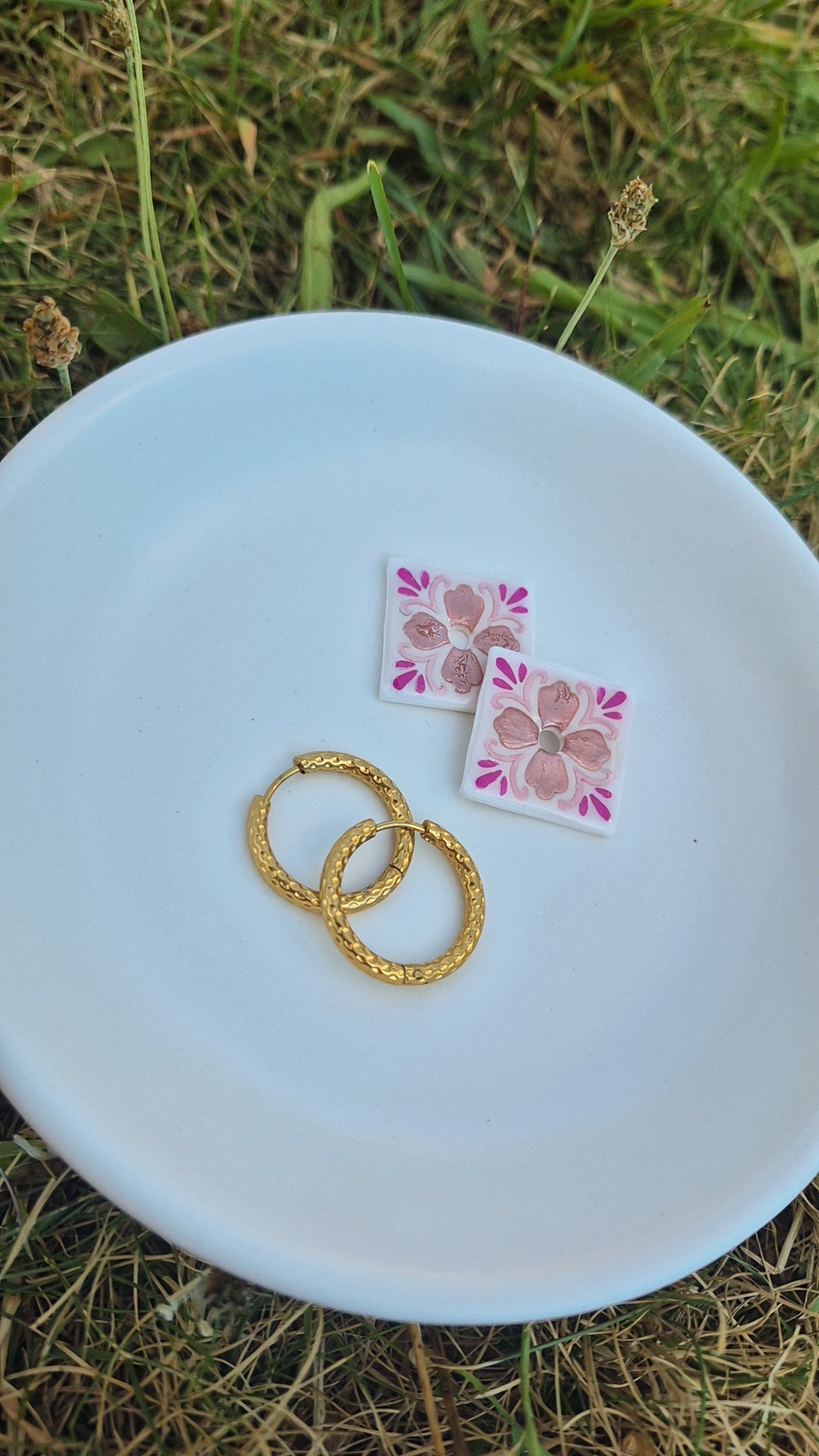 Pampille - Motif rosé