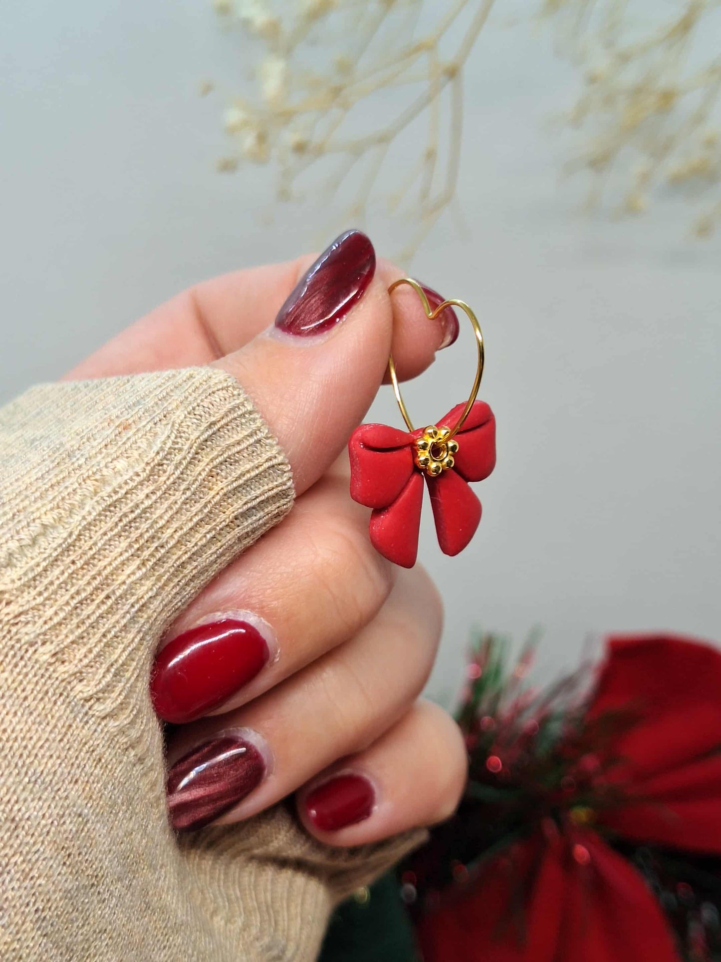 Créole Cœur- Noeud rouge